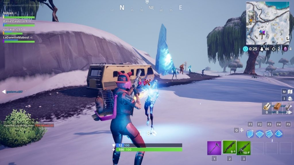 fortnite ice storm challenge day 6 deal damage to the ice legion