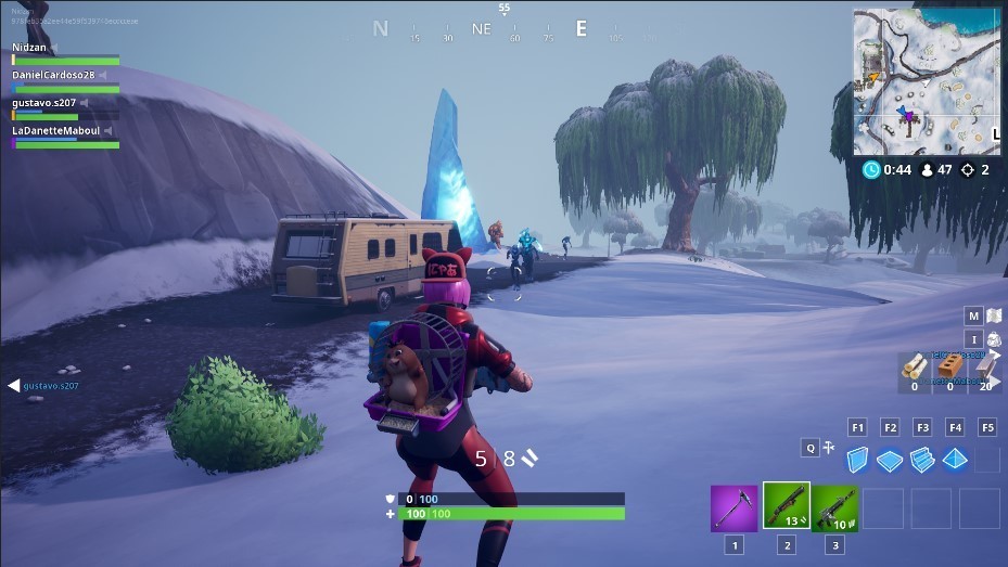 fortnite ice storm challenge day 6 destroy members of the ice legion
