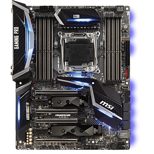 MSI Performance Gaming Intel X299 LGA 2066 DDR4 USB 3.1 SLI ATX Motherboard