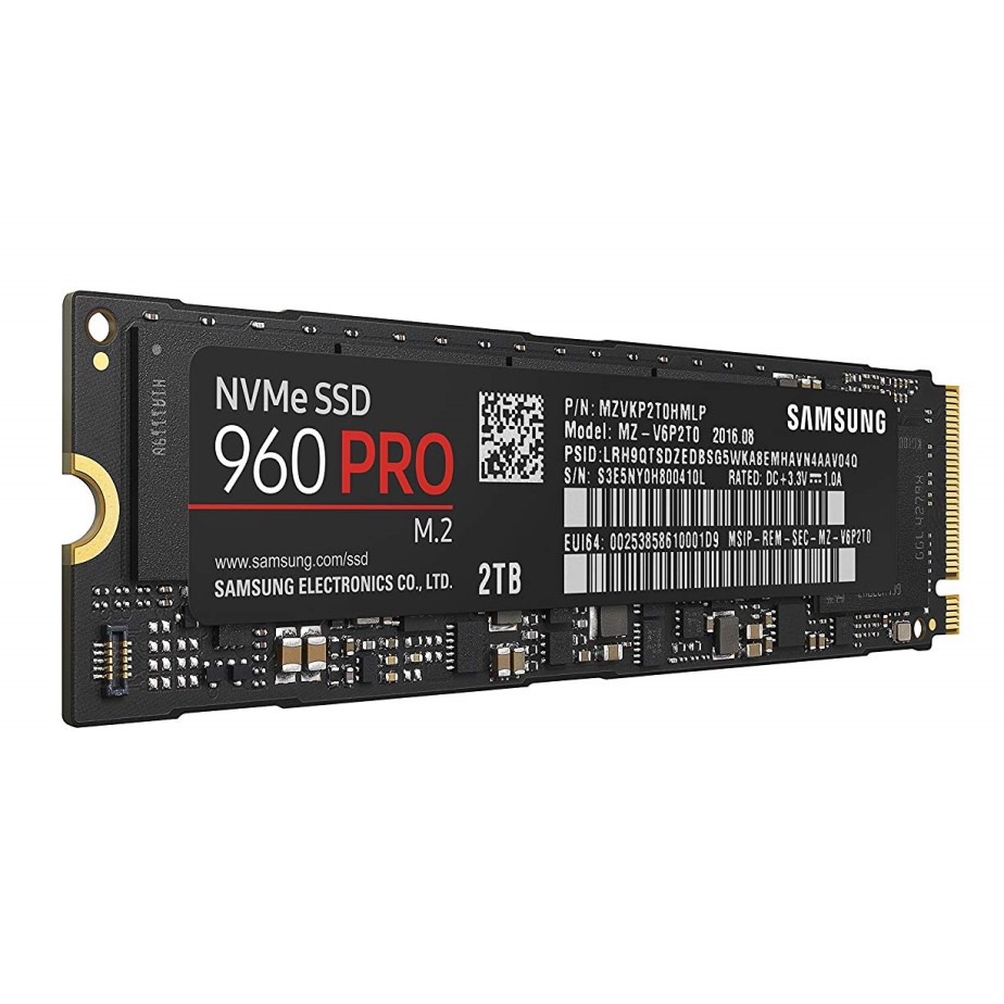 Samsung 960 PRO Series - 2TB PCIe NVMe - M.2 Internal SSD