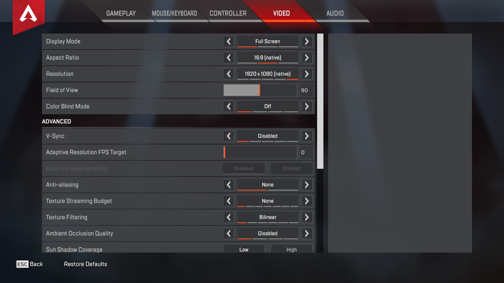 skadoodle apex legends settings