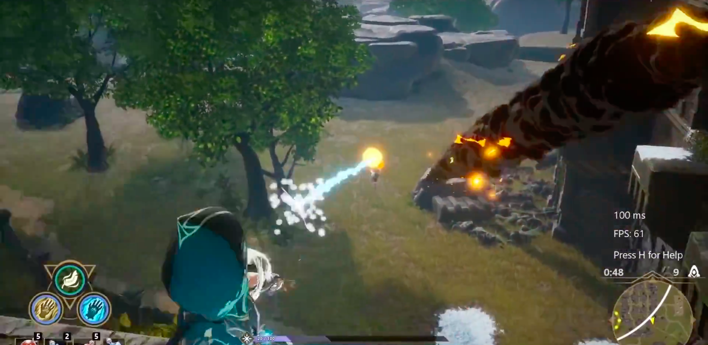 Aiming in Spellbreak