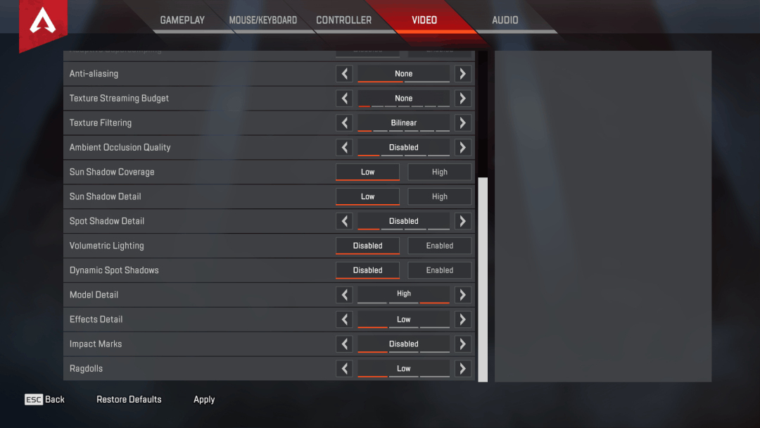 Imperialhal Apex Legends Settings Keybinds Updated November 21