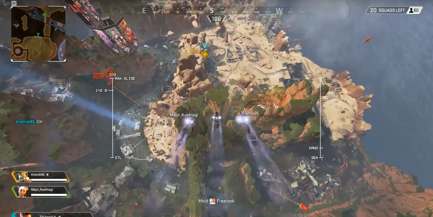 Land Faster in Apex Legends