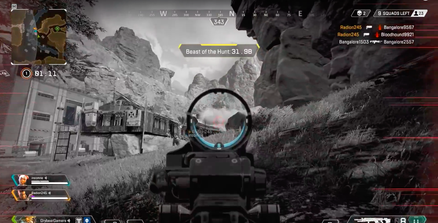 Tracking in Apex Legends