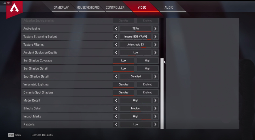 Stormen Apex Legends Settings Keybinds Updated March 22