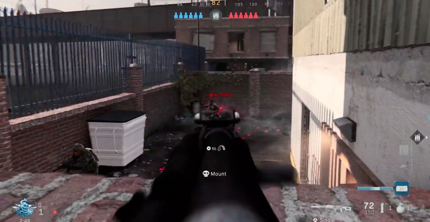 Minimap in Call of Duty: Modern Warfare