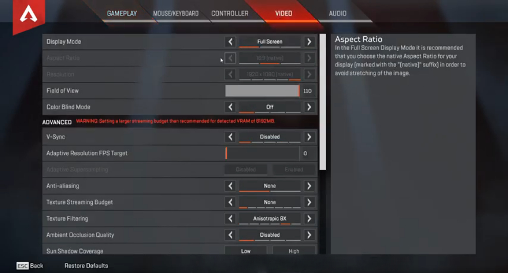 Sweetdreams Apex Legends Settings Keybinds Updated November 21