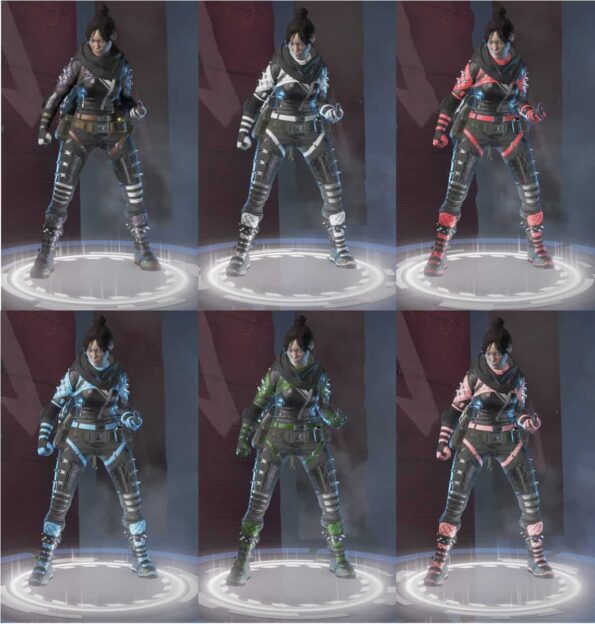 The Rarest Wraith skins.
