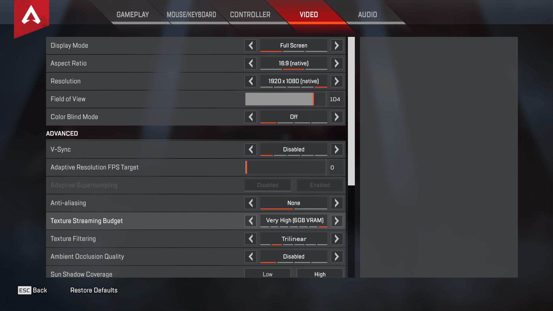 Aimbot-apex-legends-settings