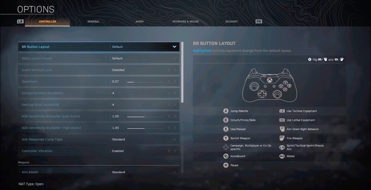 Best Warzone Xbox Series X Settings