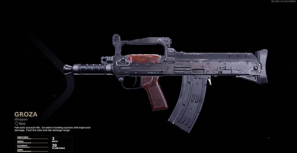 Best Groza Loadouts in Cold War