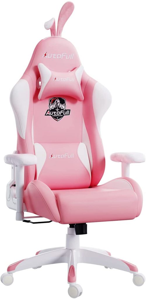 autofull pink gaming chair kawaii accessories