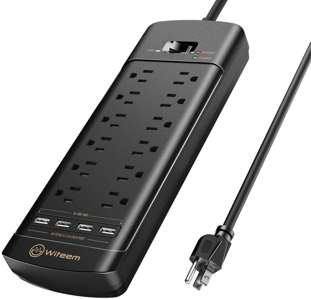 Witeem Surge Protector - Best Surge Protectors for Gaming PCs