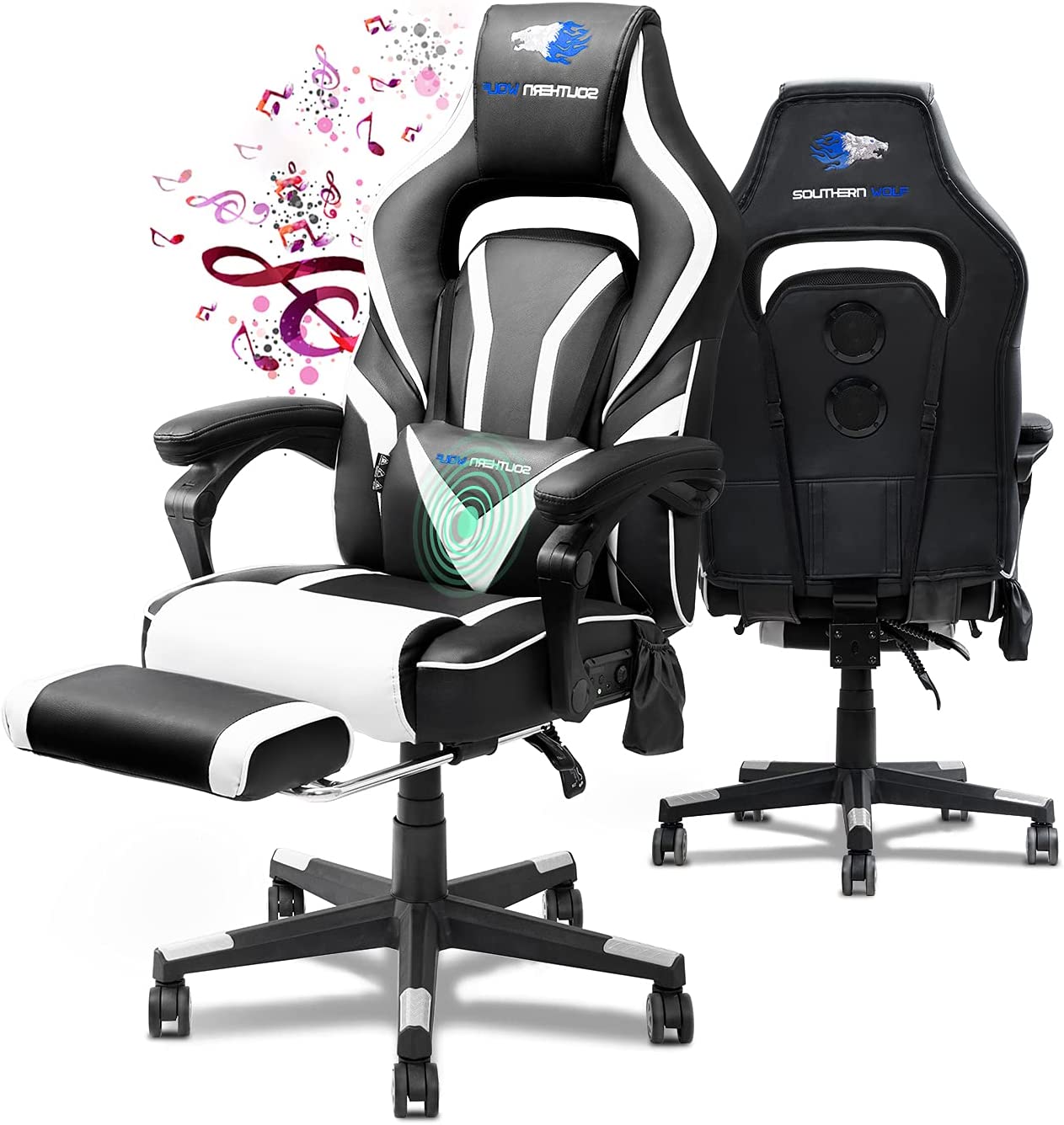 Southern Wolf best gaming chairs with speakers