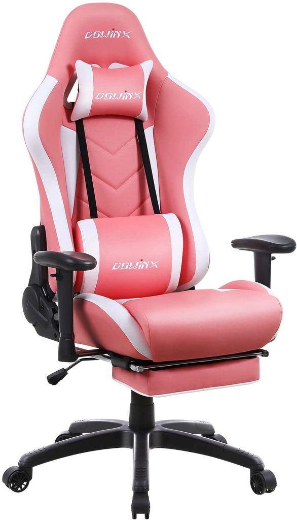 Dowinx Gaming Chair with Footrest Ergonomic Racing Style Recliner