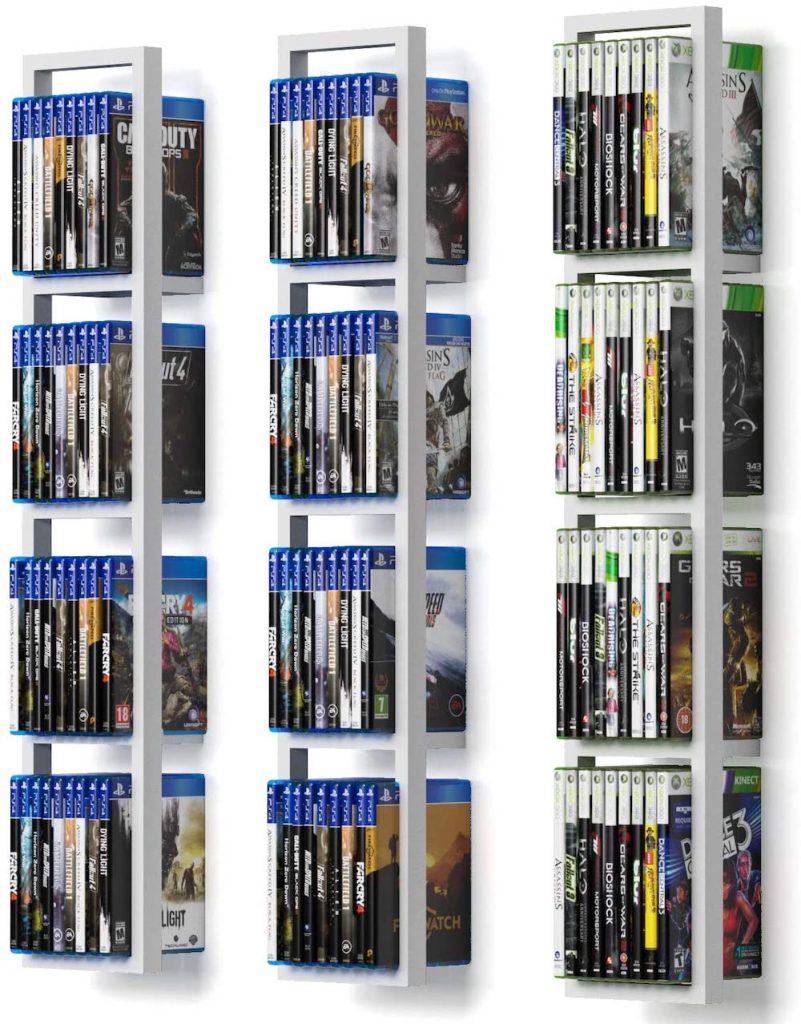 You Have Space White Cube Storage Shelves for Wall – Best Game Storage Towers